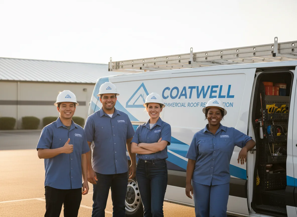 Commercial roof coating company in Wittman, MD